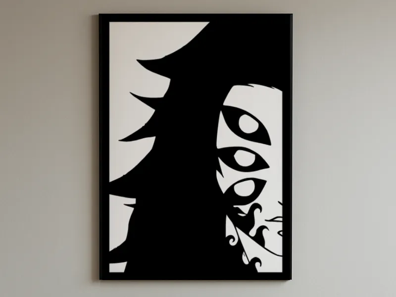 Kokushibo Tsugikuni Wall Art