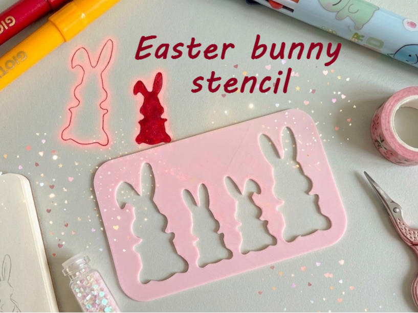 Easter Bunny Stencil