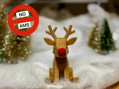 reindeer Christmas ornament