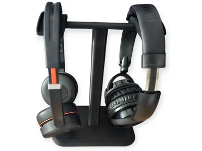 Headphones stand for 2 headphones.