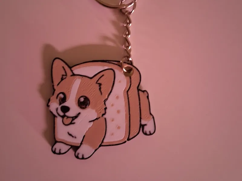 corgi keychain