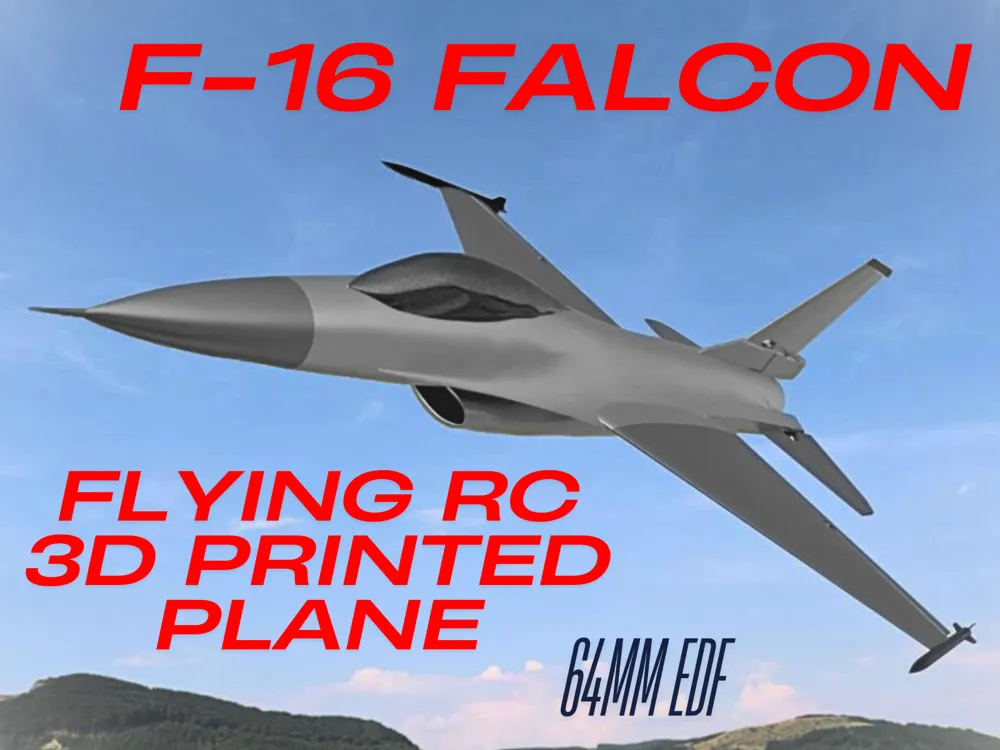 F-16 falcon R/C Jet Fighter – 64mm EDF