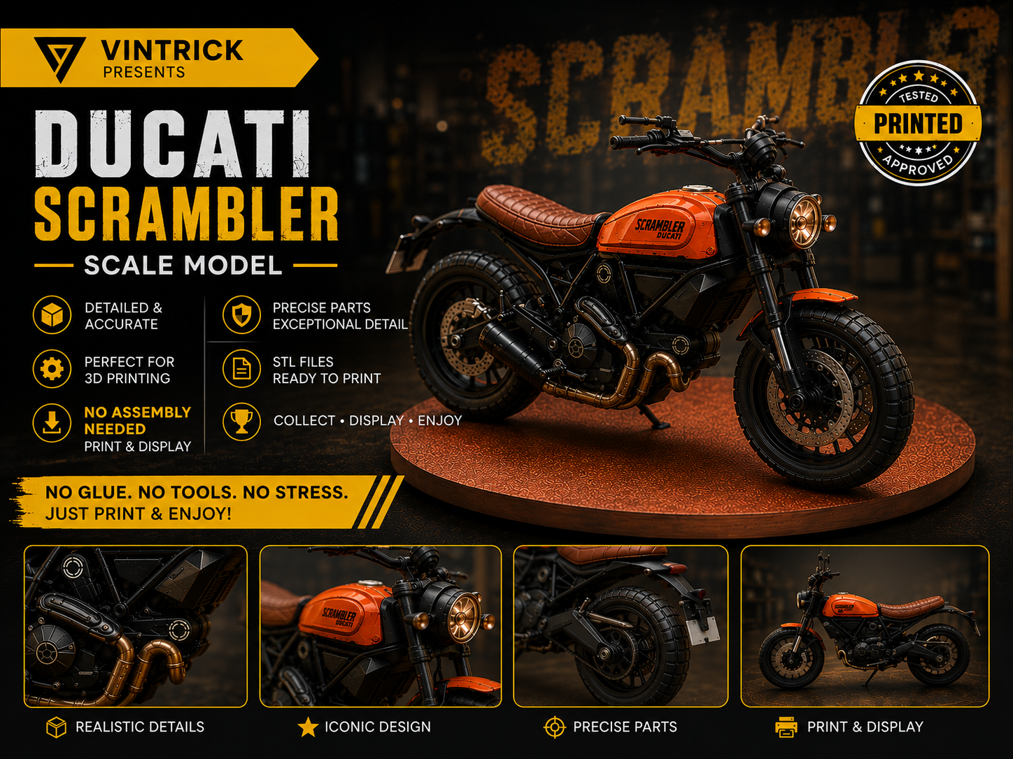 Ducati Scrambler Display Model 
