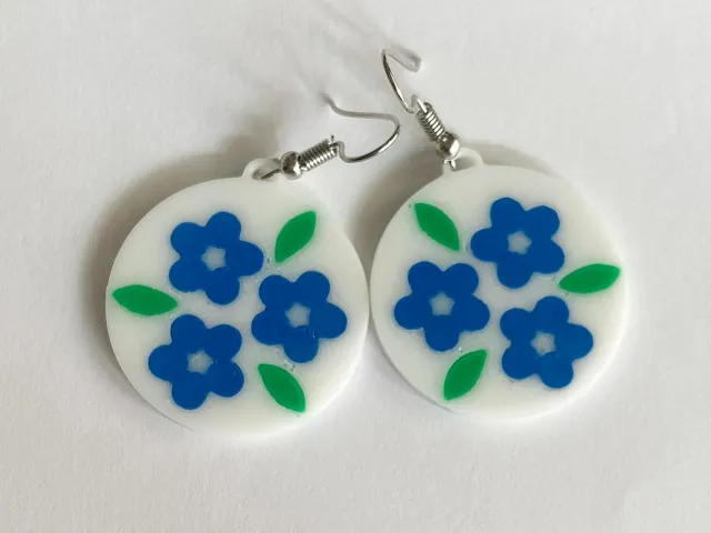 Flower earrings
