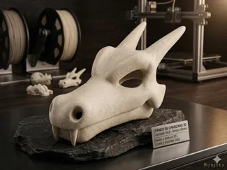 Charizard Skull / Cráneo de Charizard 3D