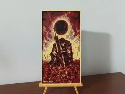 Gatsu during the eclipse