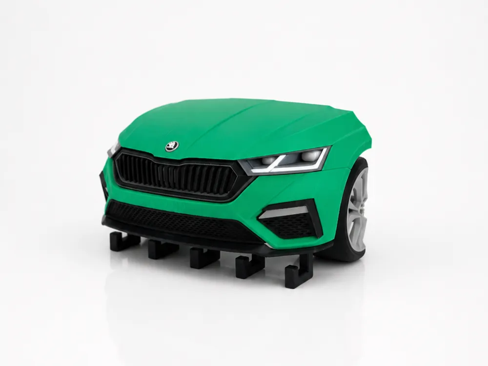 Llavero: Skoda Octavia RS – Support mural porte-clés. Referencia del modelo original.
