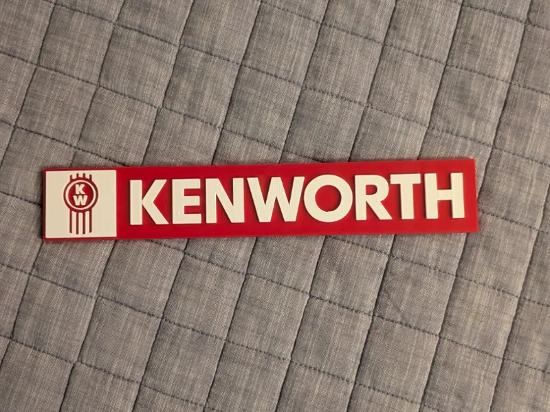 Kenworth logo sign plaque 2-sizes