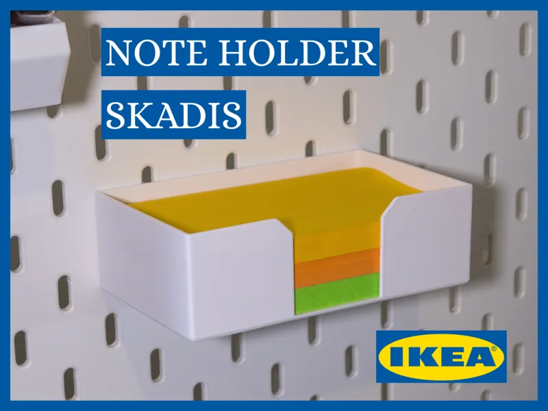 Ikea Skadis - Large Post it holder (127 x 77 mm)