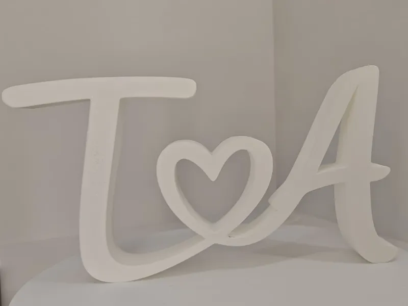 T&A Wedding/Anniversary Table Decor