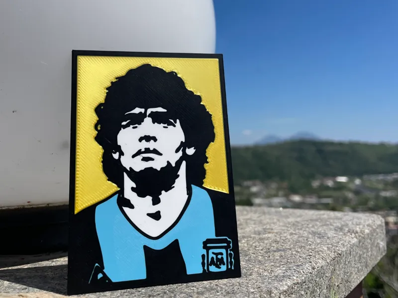 Maradona Football Legend Pop Art Wall Decor