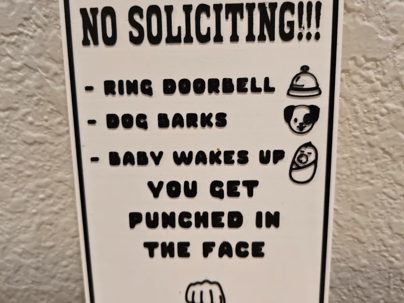 No soliciting sequence of events