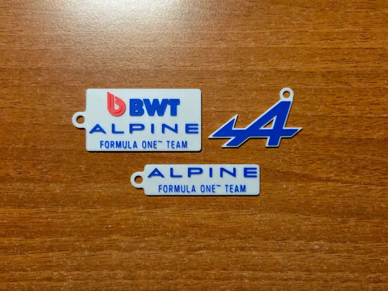 Alpine Formula One Team 2026 - Keychains