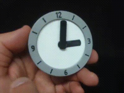 Clock Fidget - Accurate Geared Movement