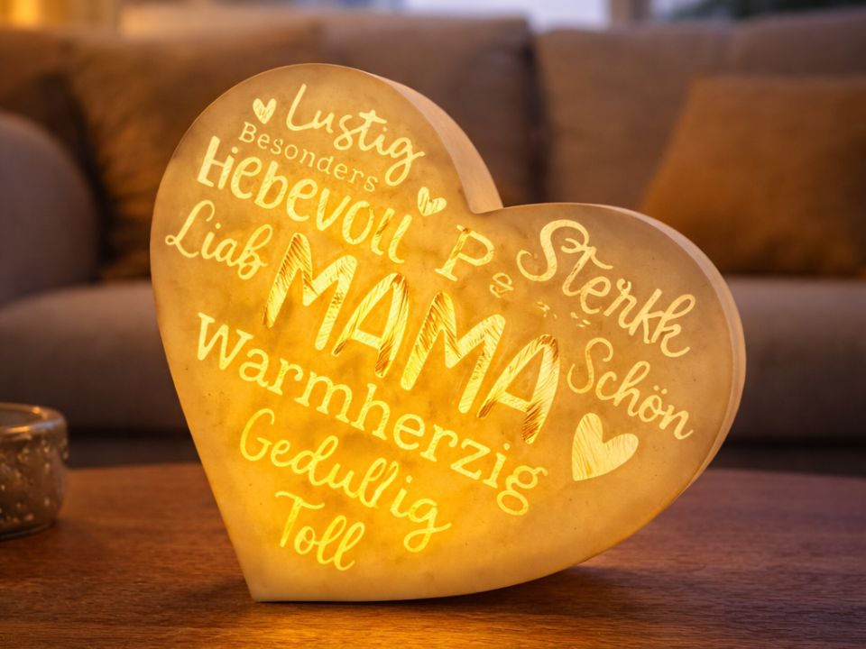 Herz Mama " Windlicht"