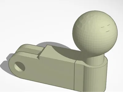 3-prong mount to ball mount