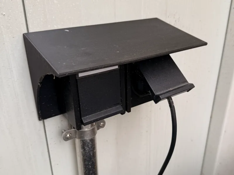 outdoor double-socket weather cover no support