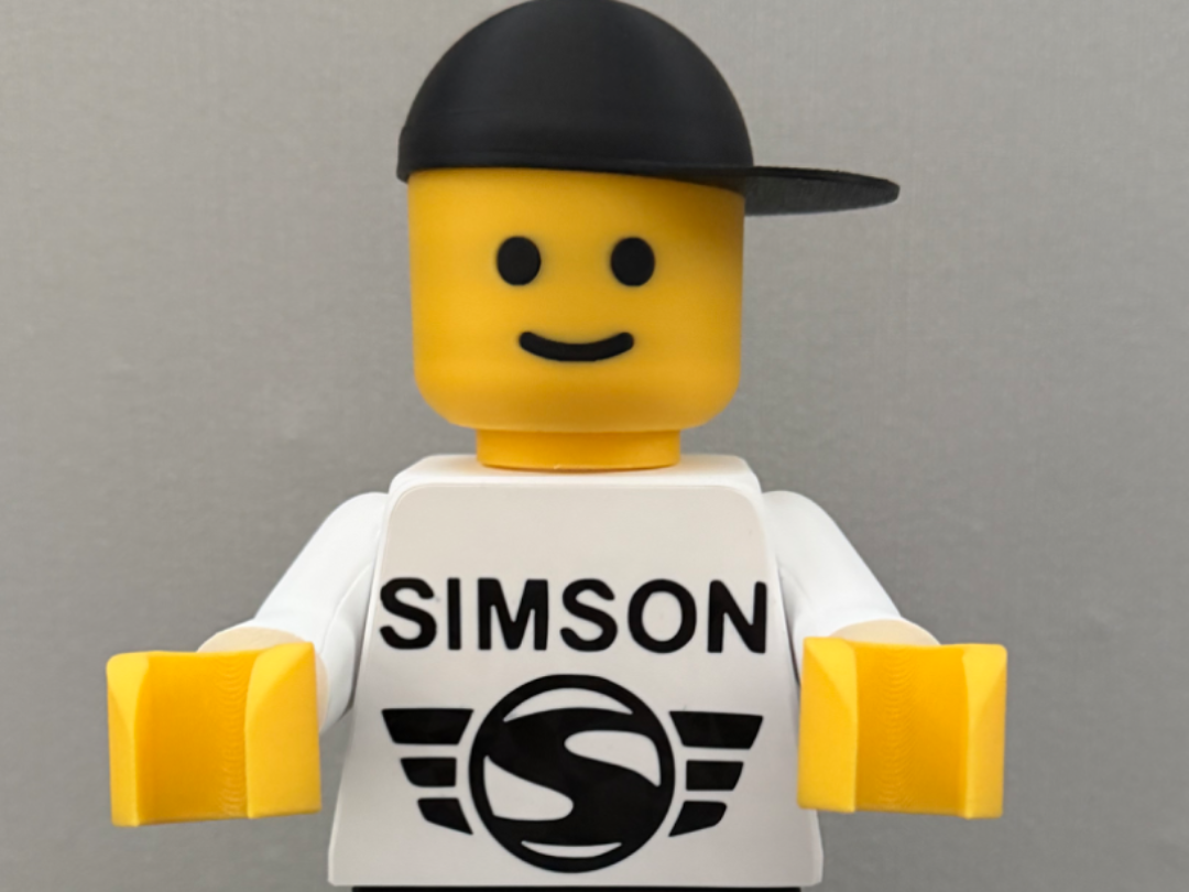 Simson Logo Brickman 20cm Figur