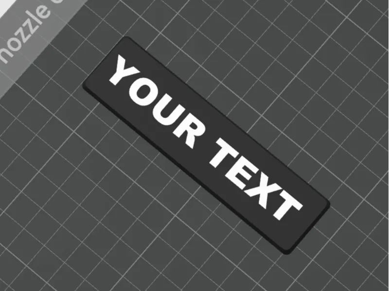 Editable Pelican Vault V100 and V200 Nameplate Tag