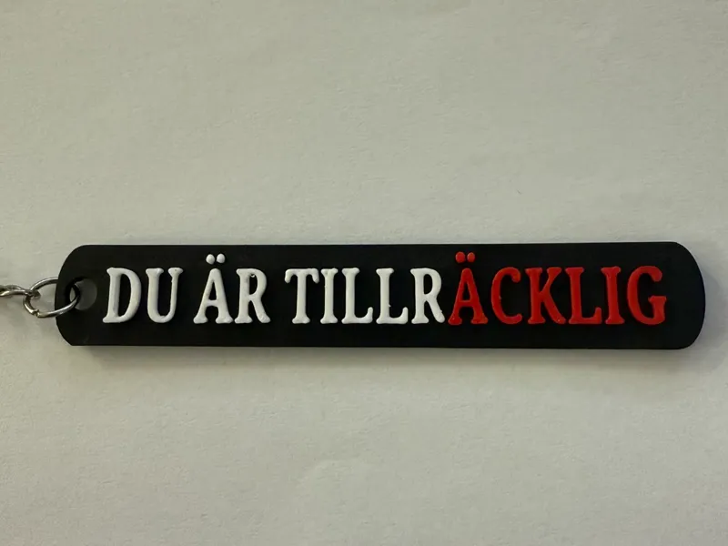Du är tillrÄcklig