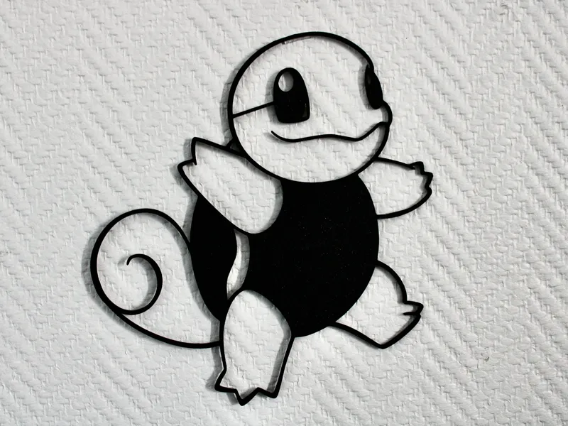 Carapuce Squirtle Pokémon wall art