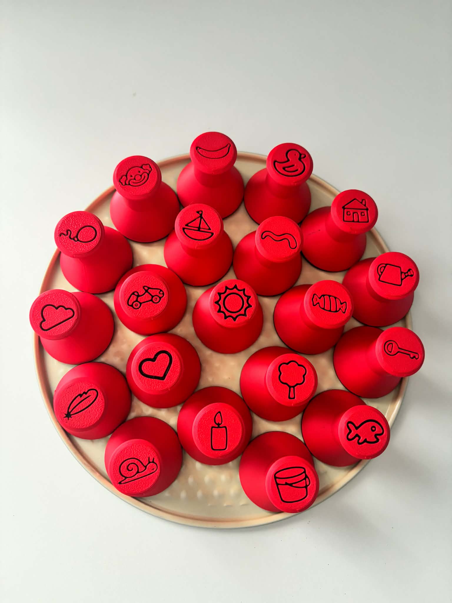 Stamps symbols for inkt pad view 3