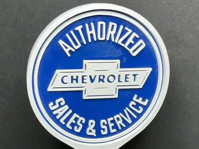 Chevy Sales and service display sign
