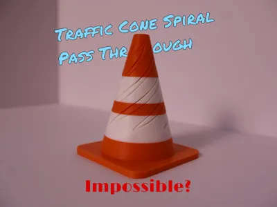 Traffic Cone Spiral Fidget