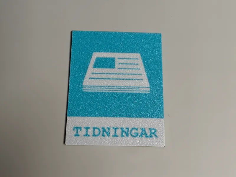 Tidningar källsortering
