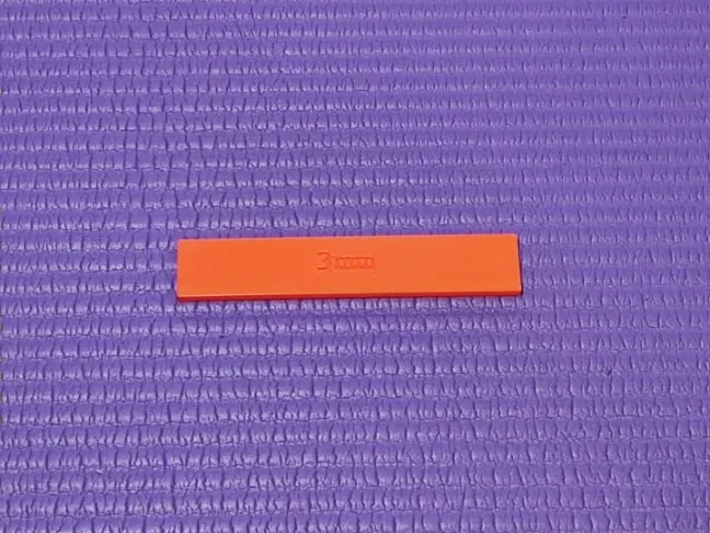 3mm Verglasungsklötze / Distanzklötze rot