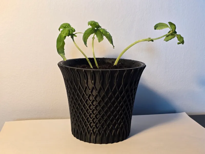 Self-Draining Plant Pot with Drip Tray