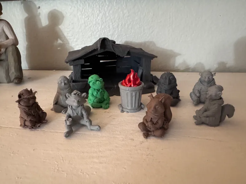 American Nativity Creature Models 