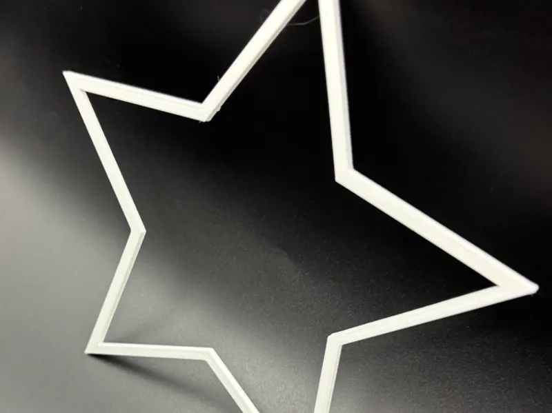 Simple Classic Star Outline Shape - Multiple Sizes