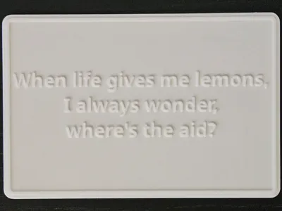 Sign - Life and Lemons