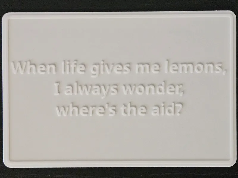 Sign - Life and Lemons