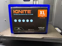 Ignite XL 90 gloves box holder secured using screws/bolts