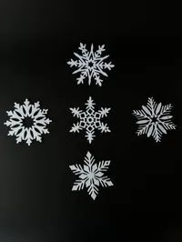 Flocon de neige décoratif 3D — photo 3