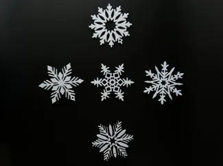 3D Snowflake Ornament