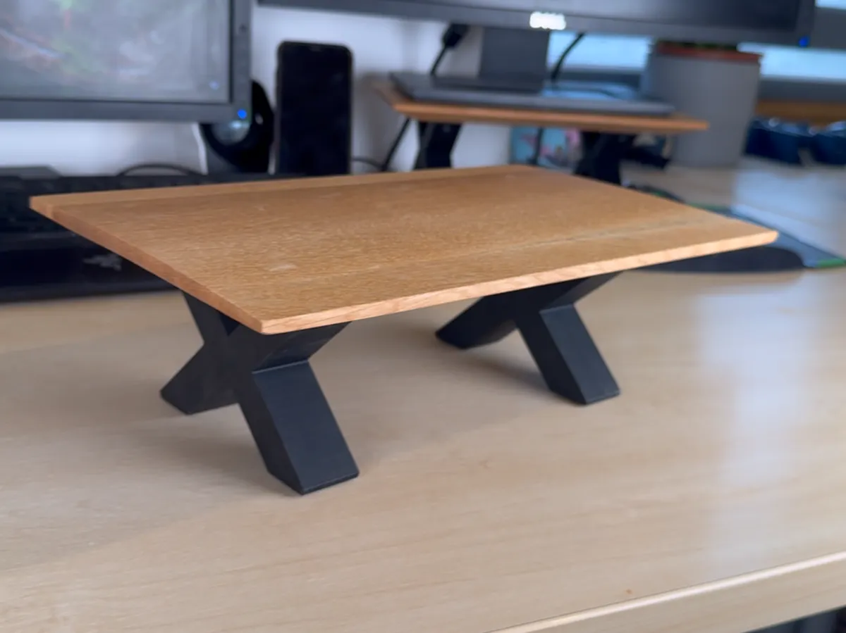 Computer Monitor Riser Stl Monitor Riser/Display Stand/Desktop Riser - Free 3D Print Model ...
