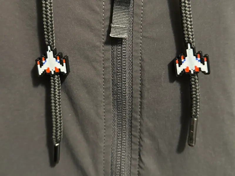Drawstring Beads - Galaga Ship 