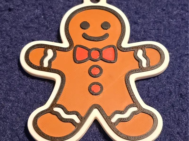 Lebkuchenmännchen Anhänger – easy print (AMS)