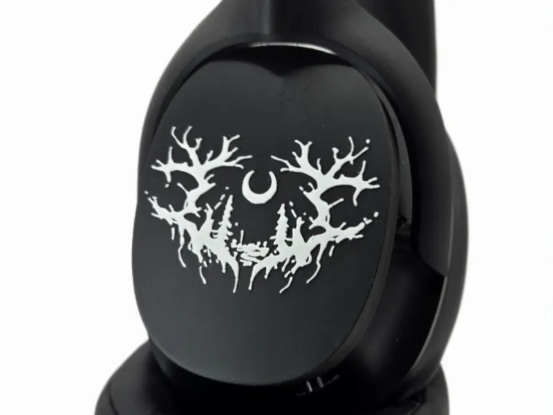 Heavys Headphones Shell H1H Lorna Shore Band Logo