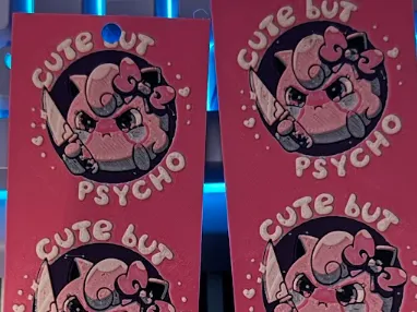 Cute But Psycho ( Jigglypuff ) Bookmark