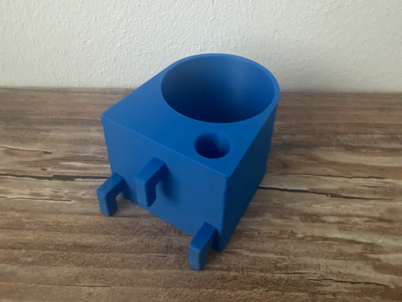 Skadis pegboard Mini Grease Gun holder