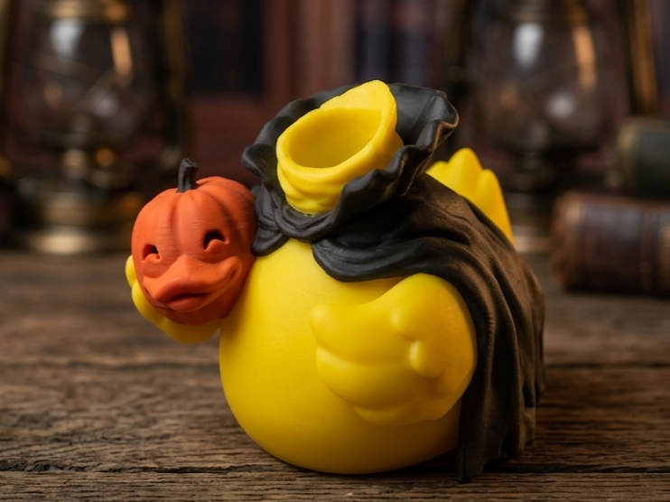 Halloween Headless Horseman Duck, Cruise Jeep Duck 3D model