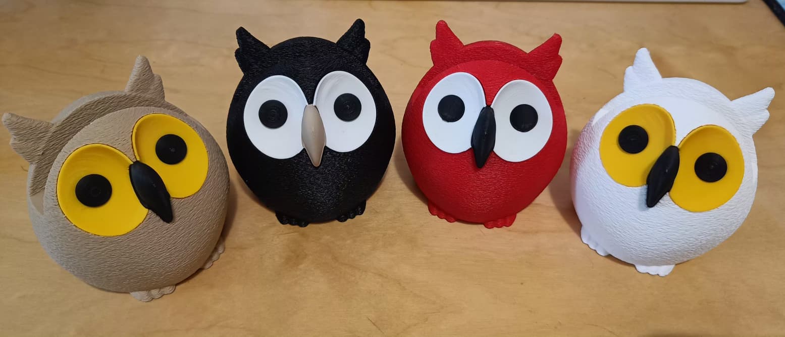 Miniatura 6 do modelo 3D Owl Glasses Holder