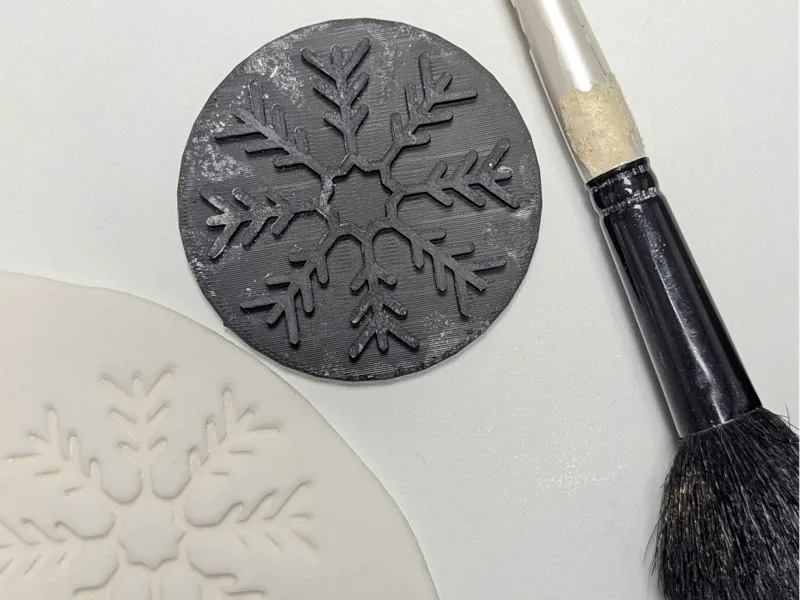 Snowflake Cookie Cutter / Cookie Embosser