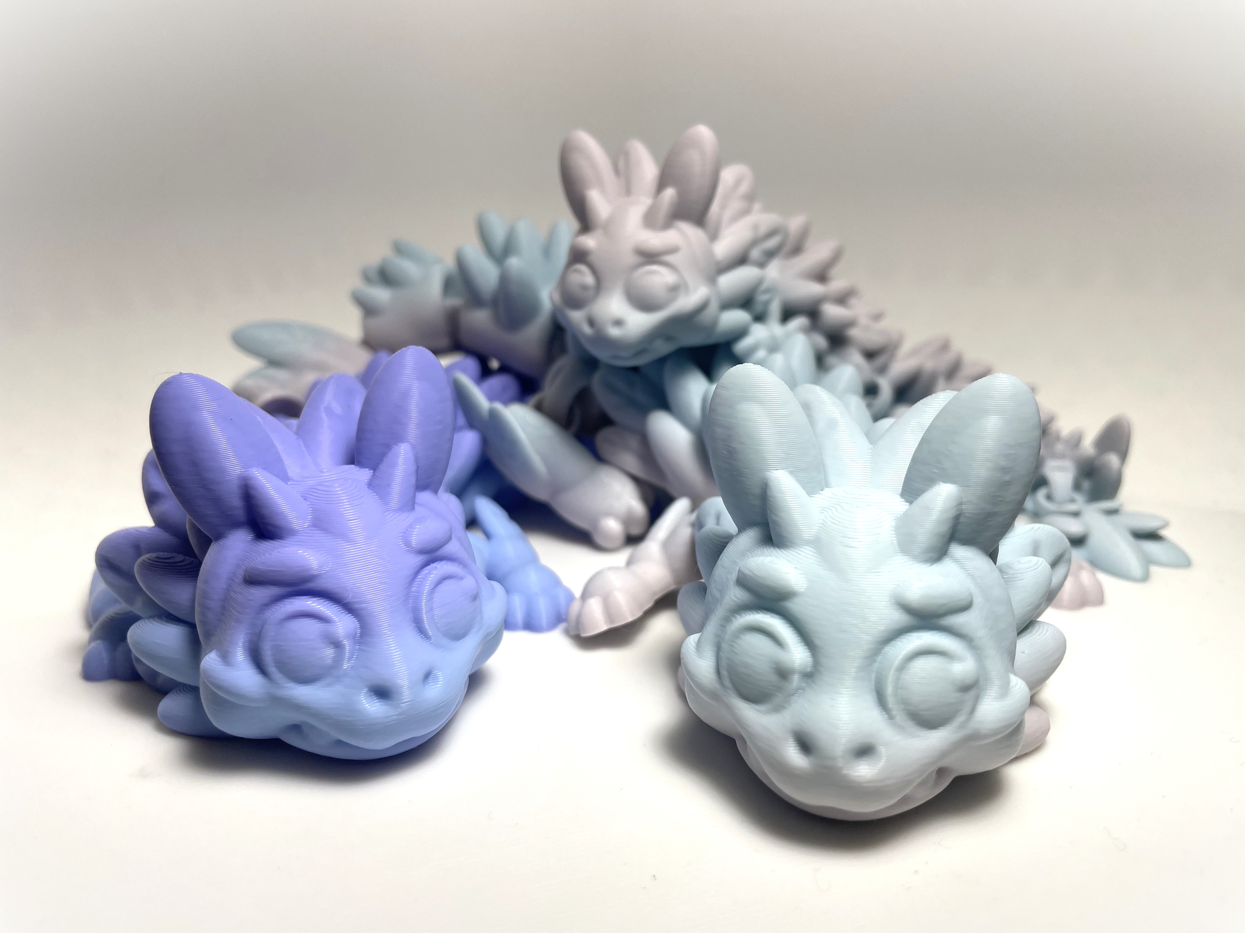 Miniatura 1 do modelo 3D Spring Easter Articulated Dragon Flexi