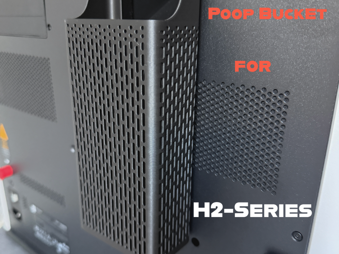 Poop Bucket | Snap-On for H2-Series (H2S/H2D/H2C)