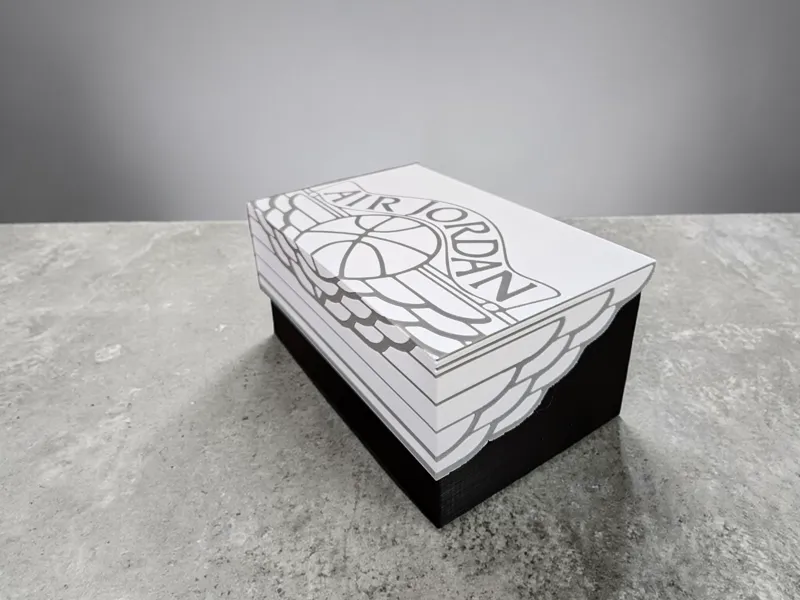 Jordan 2 Shoe Box with hinge